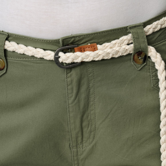 Damen Hose mit Zopf-Gürtel