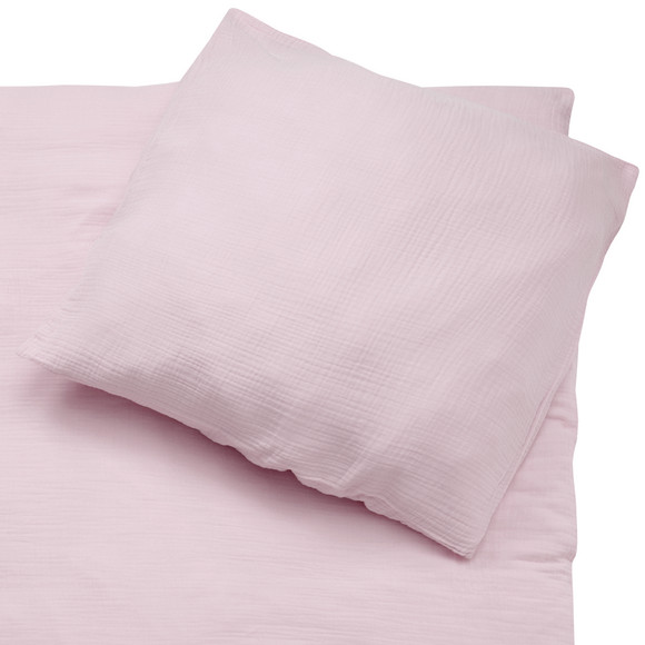 Mousseline beddengoed 135 x 200 cm effen