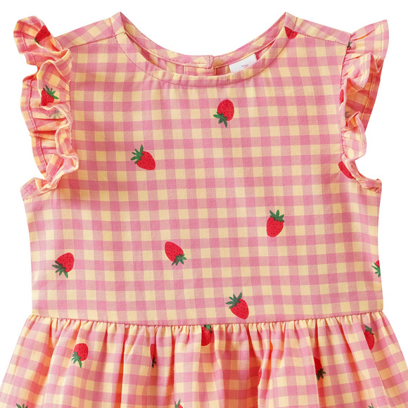 Baby Kleid mit Erdbeer-Print