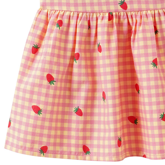 Baby Kleid mit Erdbeer-Print