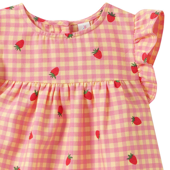 Babyblouse met aardbei print