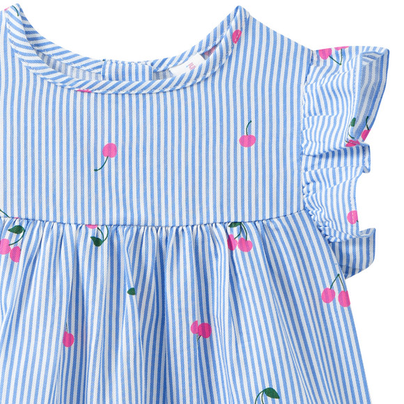 Babyblouse met kersenprint