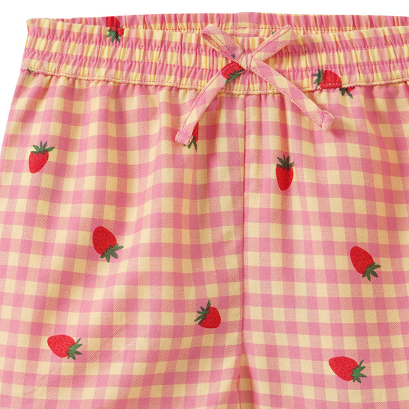 Baby Shorts mit Erdbeer-Print