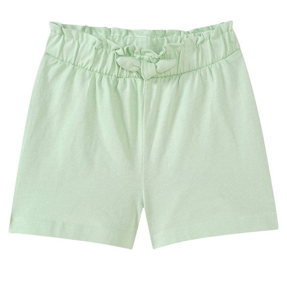 2 Baby Shorts mit Zierschleife