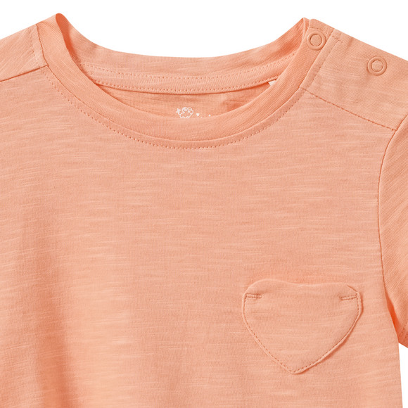 Baby T-Shirt mit Herz-Tasche