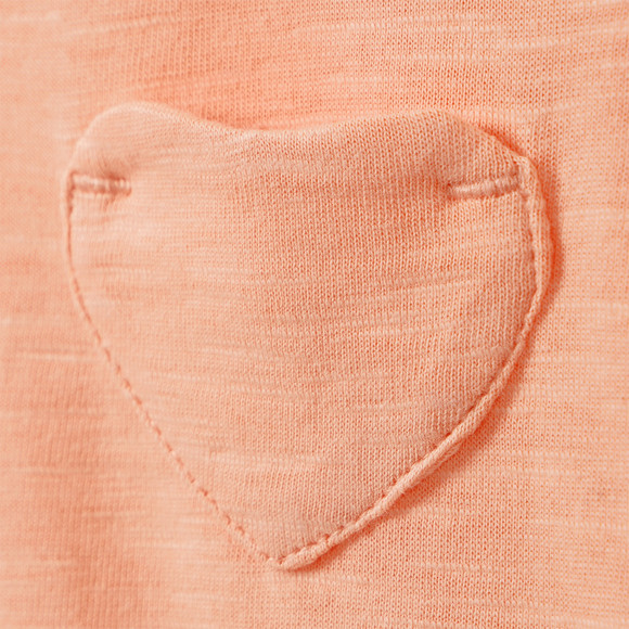 Baby T-Shirt mit Herz-Tasche