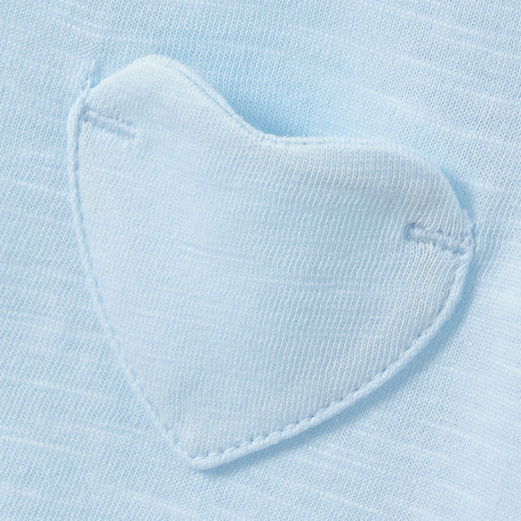 Baby T-Shirt mit Herz-Tasche