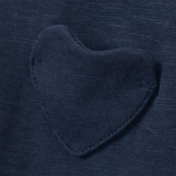 Baby T-Shirt mit Herz-Tasche