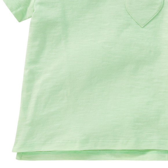 Baby T-Shirt mit Herz-Tasche