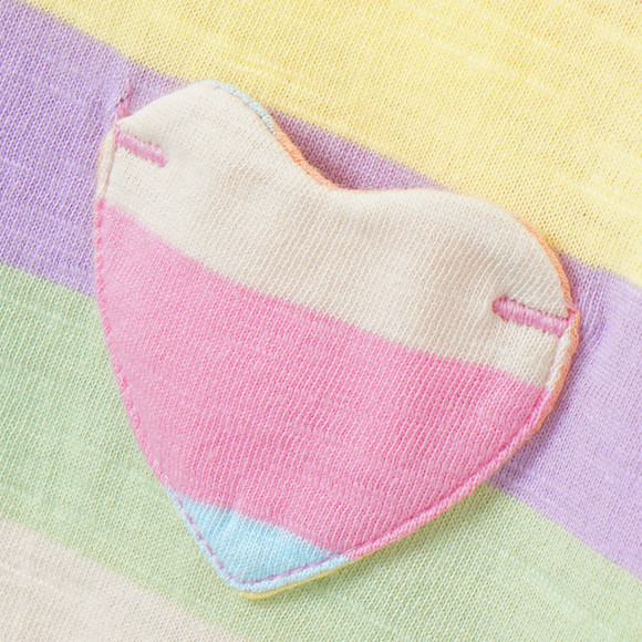 Baby T-Shirt mit Herz-Tasche