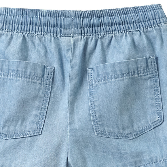 Baby Shorts in Denim-Optik