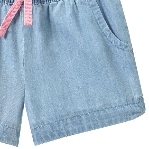 Baby Shorts in Denim-Optik