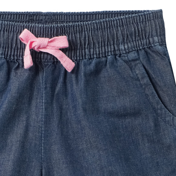 Baby Shorts in Denim-Optik