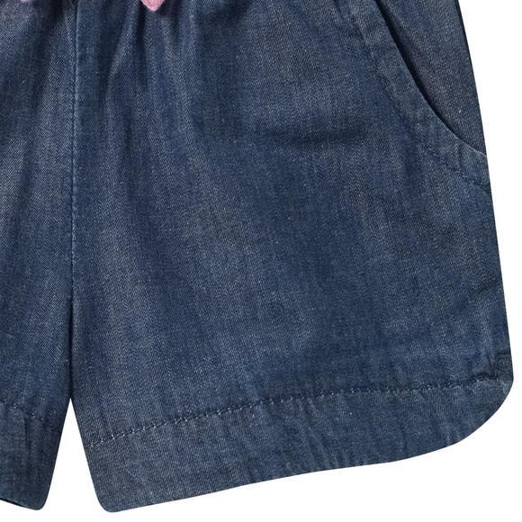 Baby Shorts in Denim-Optik