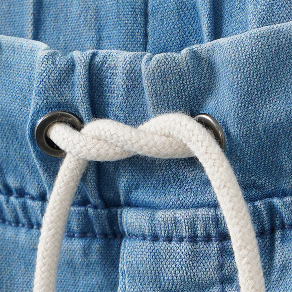 Jungen Jeansshorts mit Tunnelzug