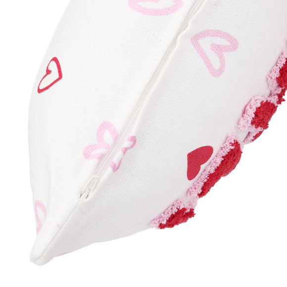 Kissenhülle mit getuftetem Motiv