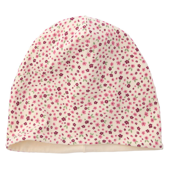 Mädchen Mütze mit Blümchen