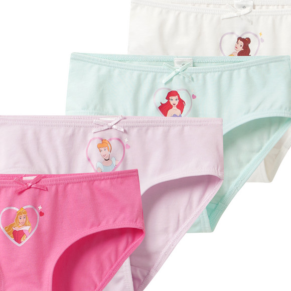 5 Disney Prinzessin Slips im Set