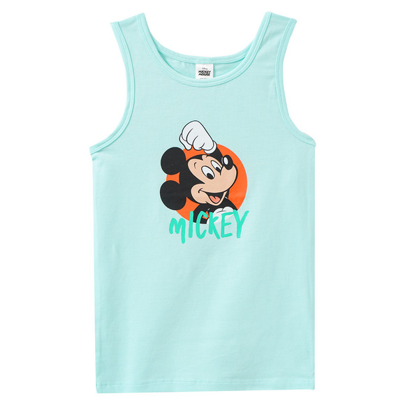 3 Micky Maus Unterhemden mit Prints