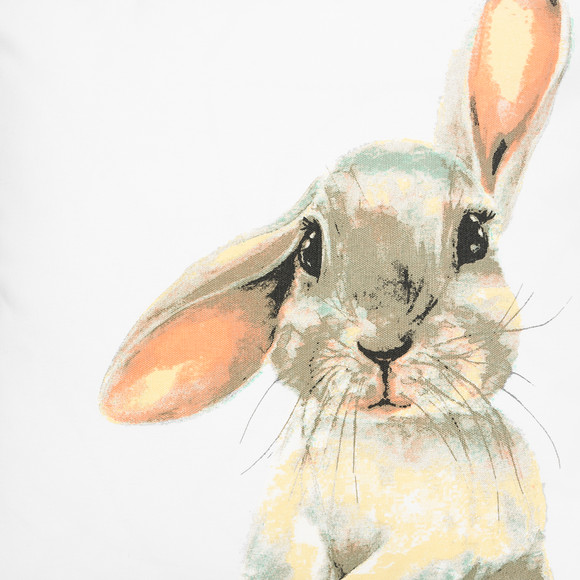 Kussensloop met haasjesmotief