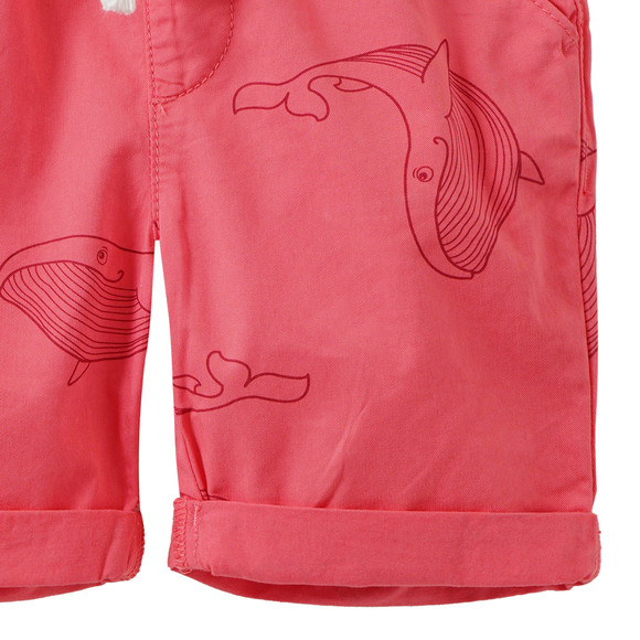 Baby Shorts mit Wal-Motiven