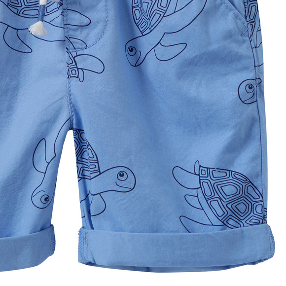Baby Shorts mit Schildkröten-Motiven