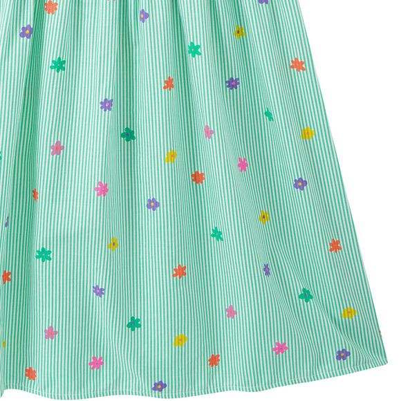 Meisjesjurk met bloemenprint