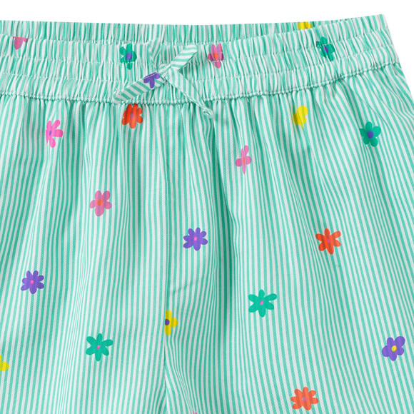 Meisjesshorts met bloemenprint