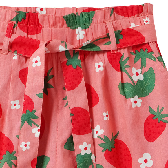 Meisjesshort met kleurrijke print