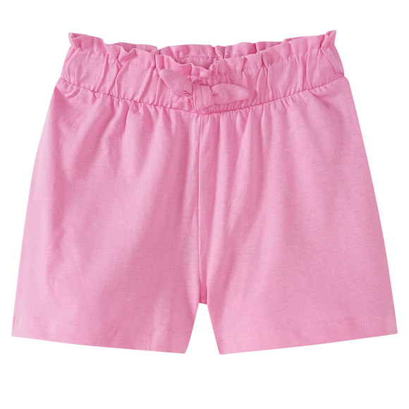 2 Mädchen Shorts mit Zierschleife