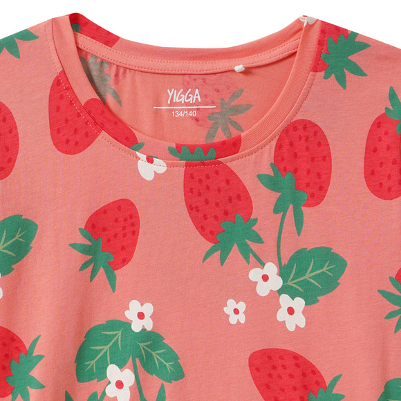 Mädchen T-Shirt mit Allover-Print