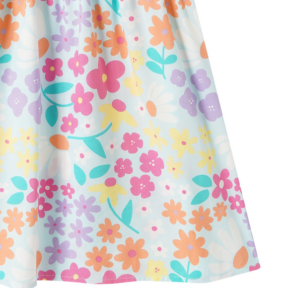 Meisjesjurk met all-over print