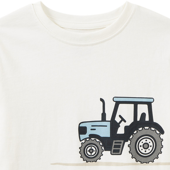 Jungen T-Shirt mit Traktor-Print