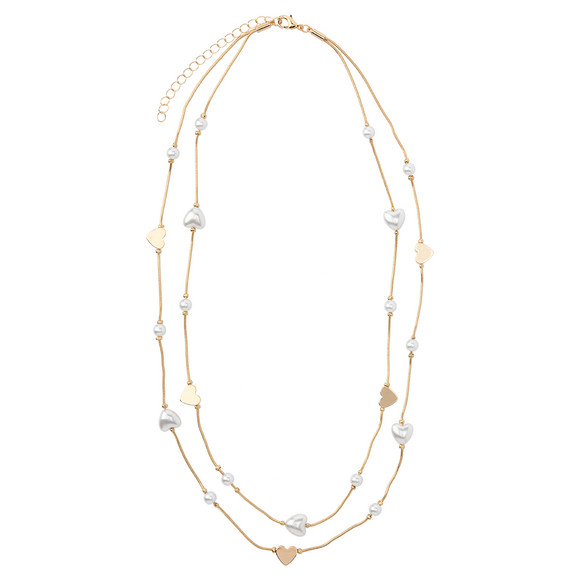 Damen Kette mit Herz-Details