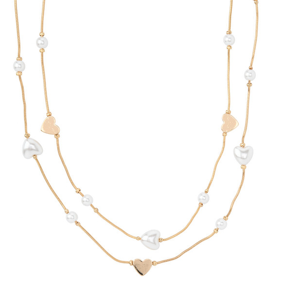 Damen Kette mit Herz-Details