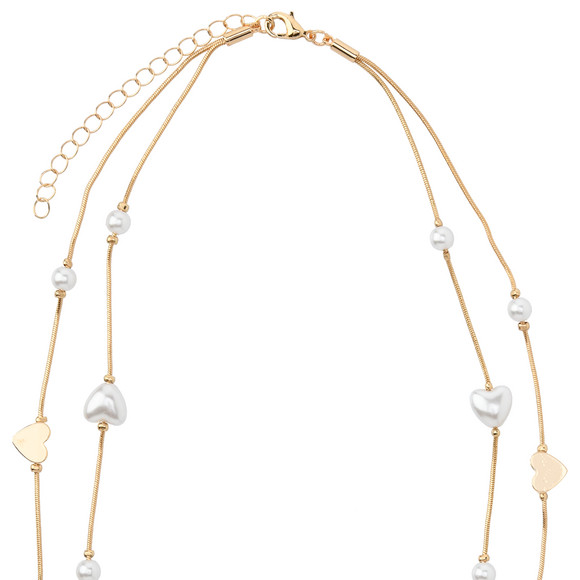 Damen Kette mit Herz-Details