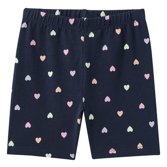 Baby Radler mit Allover-Print dunkelblau / bunt