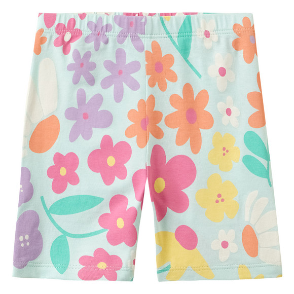 Baby Radler mit Allover-Print helltürkis / bunt