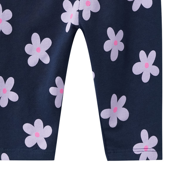Baby Capri-Leggings mit Allover-Print