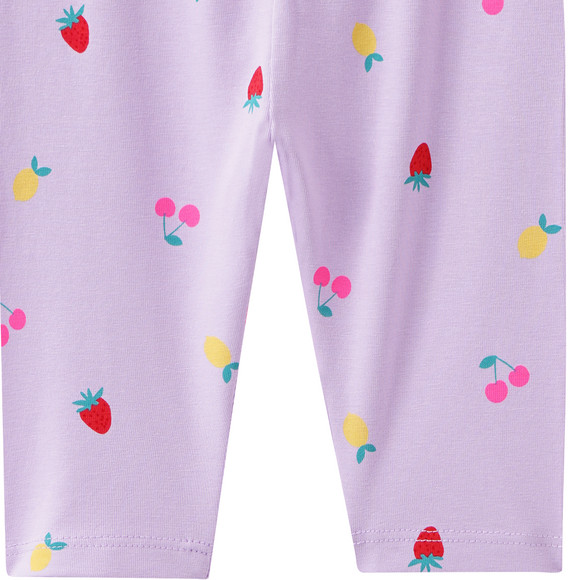Baby Capri-Leggings mit Allover-Print