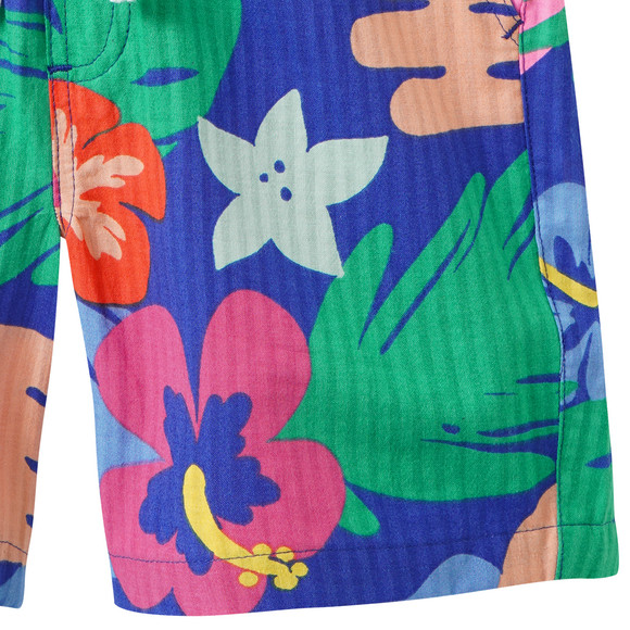 Jungen Shorts im Tropical-Look