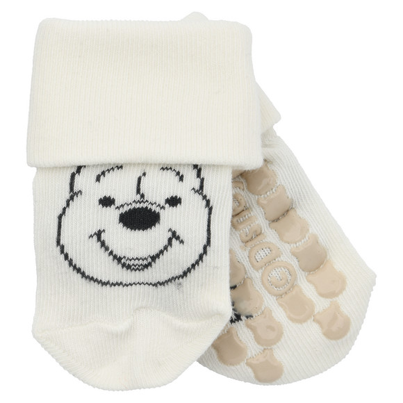 2 Paar Winnie Puuh Stoppersocken mit Umschlag