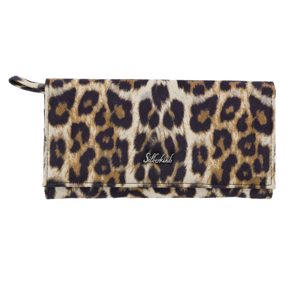 Portemonnee voor dames in luipaardlook