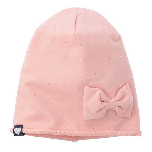 Mädchen Beanie mit Schleife