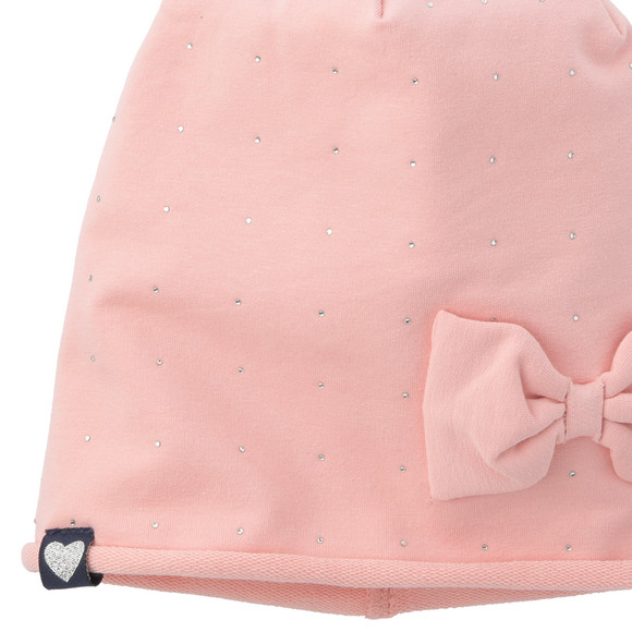 Mädchen Beanie mit Schleife