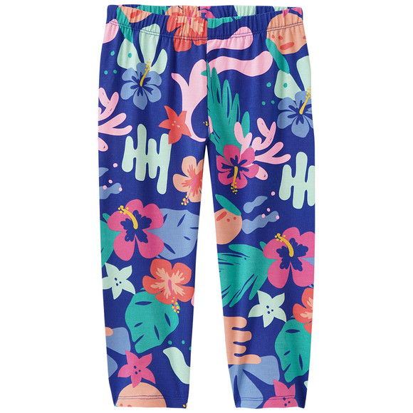 Mädchen Capri-Leggings im Tropical-Look