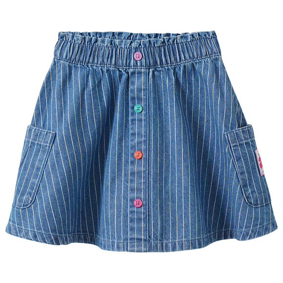 Mädchen Jeansrock mit Streifen