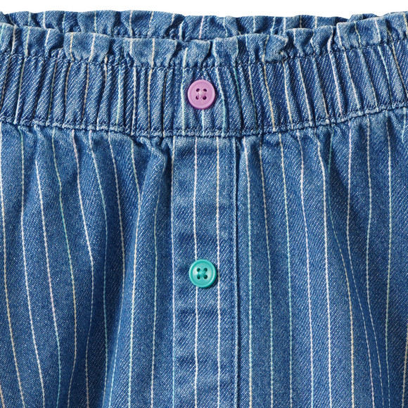 Mädchen Jeansrock mit Streifen