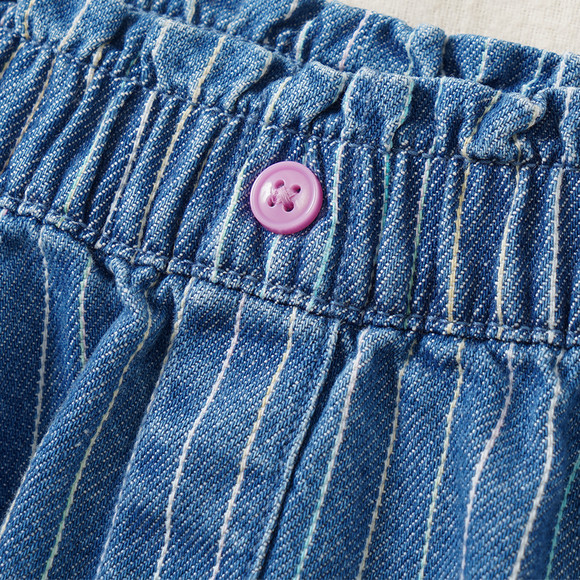 Mädchen Jeansrock mit Streifen