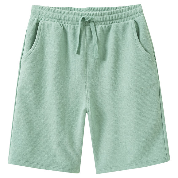 Jungen Joggingshorts mit Elastikbund mintgrün